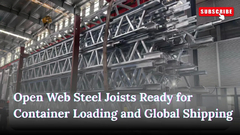 Otwarte koło stalowe gotowe do załadunku kontenerów i globalnego wysyłki